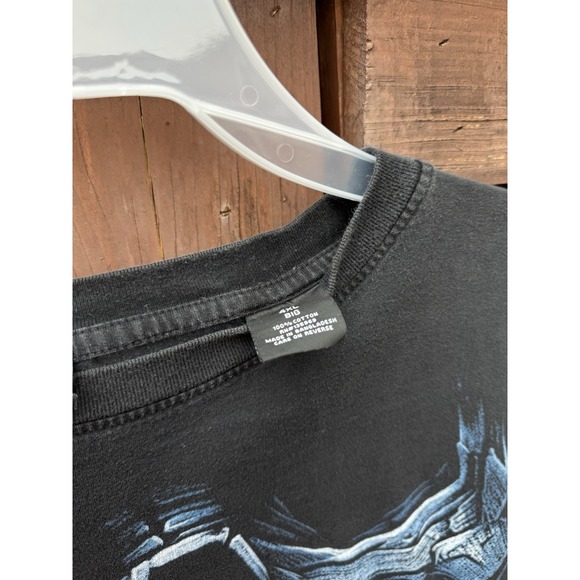 Men's T-shirt LIQUID BLUE Skull Skeleton American Flag 4XL - Picture 4 of 5